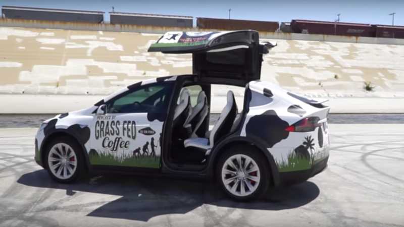Recharge Wrap-up: Cow-colored Tesla Model X, Autopilot retrofit